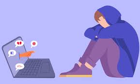 Representação de cyberbullying
